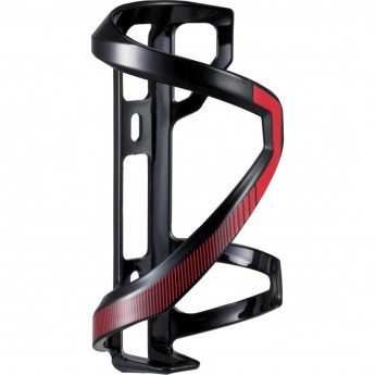 Флягодержатель для рамы AIRWAY SPORT с боковой вставкой фляги справа черный/глянцевый красный