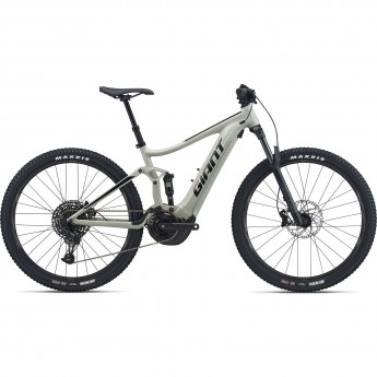 Велосипед горный GIANT STANCE E+ 1 29ER (2021) двухподвес 29 светло-серый