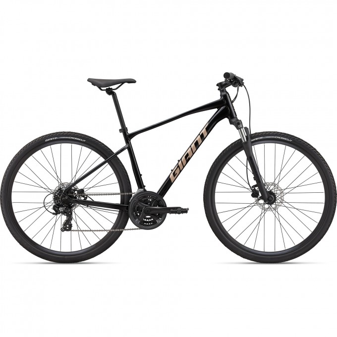 Велосипед городской гибридный GIANT ROAM 4 DISC 2022 black 2202107 Black